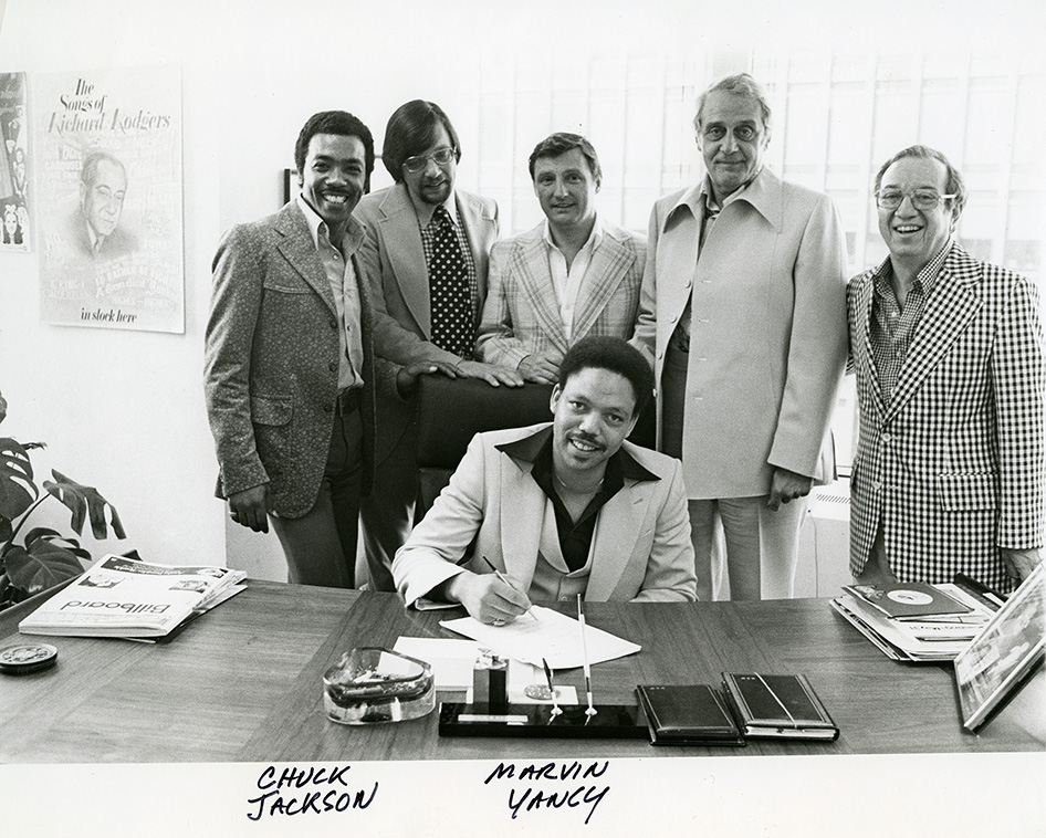 Dad with Chuck Jackson and Marvin Yancy